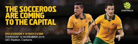 socceroos canberra tickets